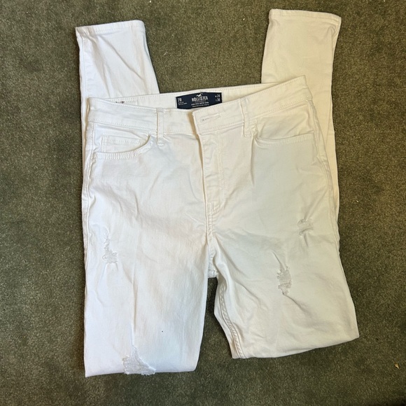 White skinny hollister jeans - Picture 3 of 3